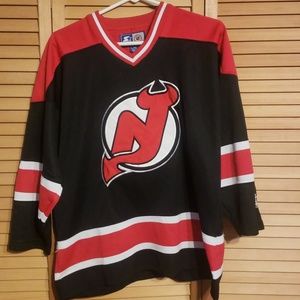 Kids NJ Devils NHL Starter Jersey Pullover / L/XL